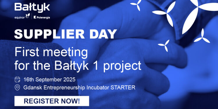 Bałtyk 1 - Bałtyk 1 opens to suppliers. Join a strategic offshore project! Sign up today!