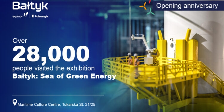 Bałtyk 2 - Over 28 thousand people learned the secrets of offshore wind energy at the Equinor and Polenergia exhibition in Gdańsk