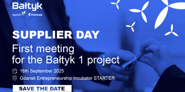 Bałtyk 1 - The first Supplier Day for the Bałtyk 1 offshore farm developed in phase II will take place in September!